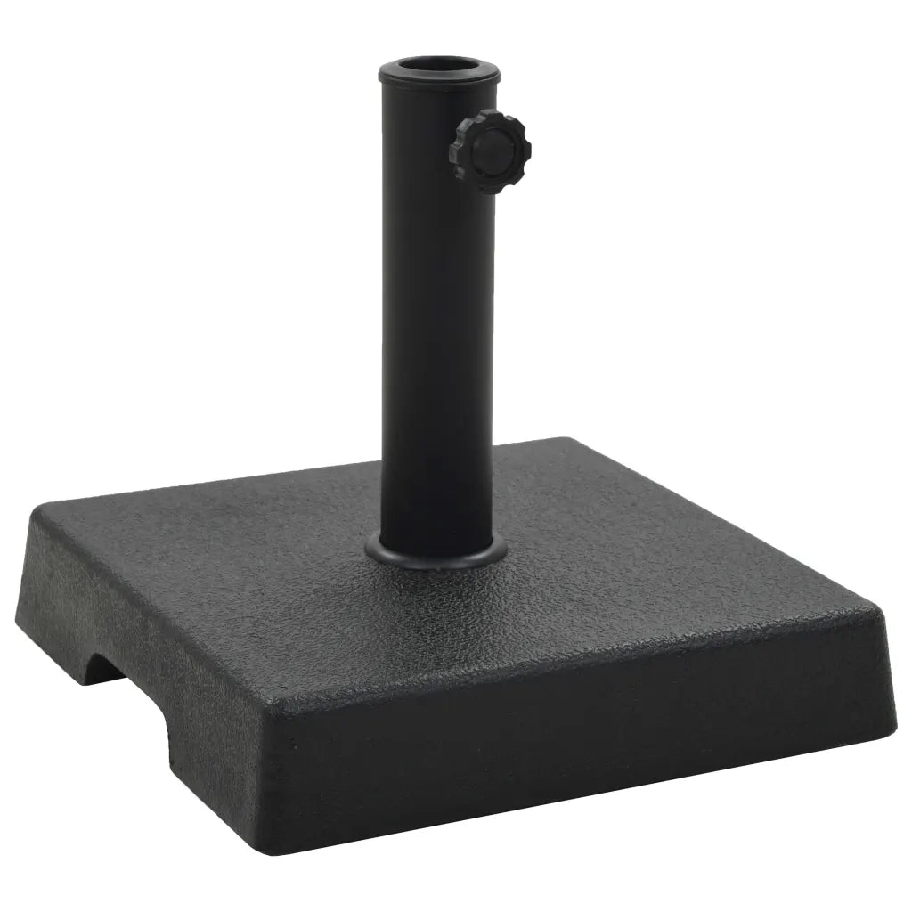 Base per Parasole Quadrata in Poliresina 8 kg Nera cod mxl 47960