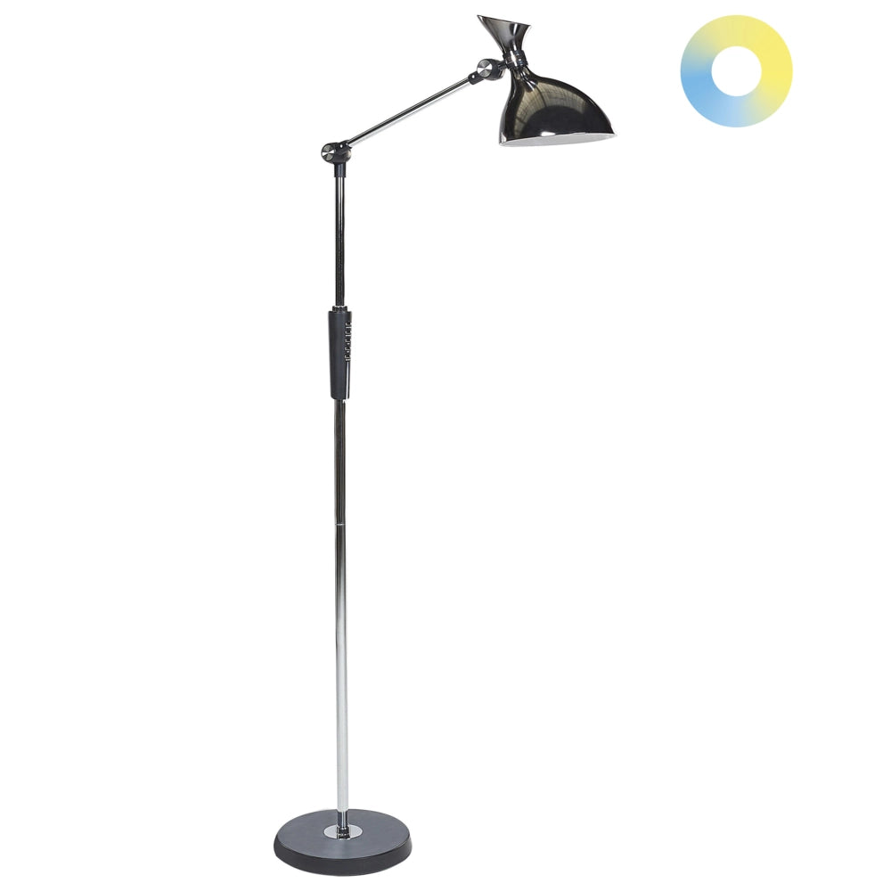 Lampada da terra LED in materiale sintetico169 cm regolabile soggiorno camera da letto
