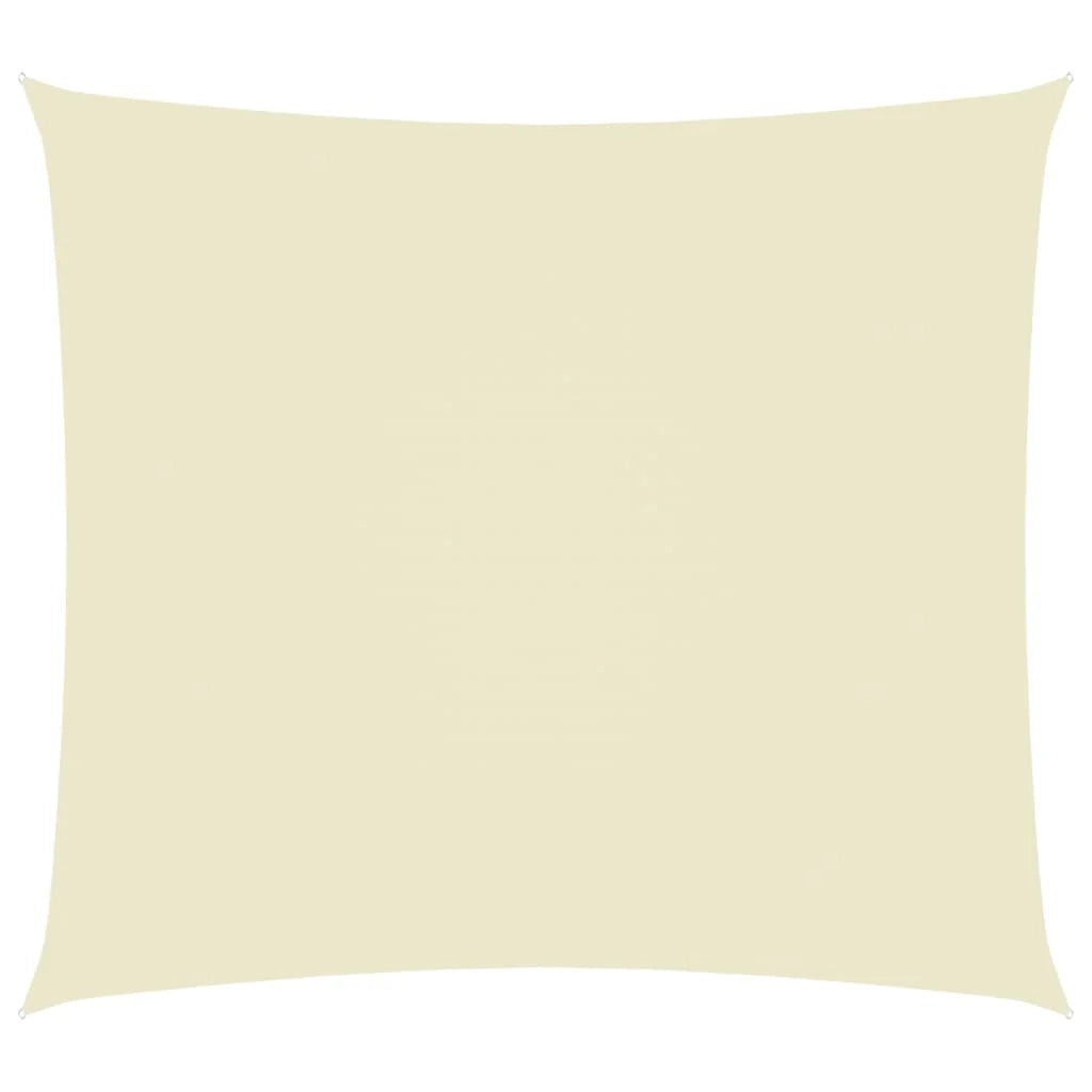 Vela ombreggiante/ombrellone rettangolare in tessuto Oxford 5 x 6 m crema 02_0009717