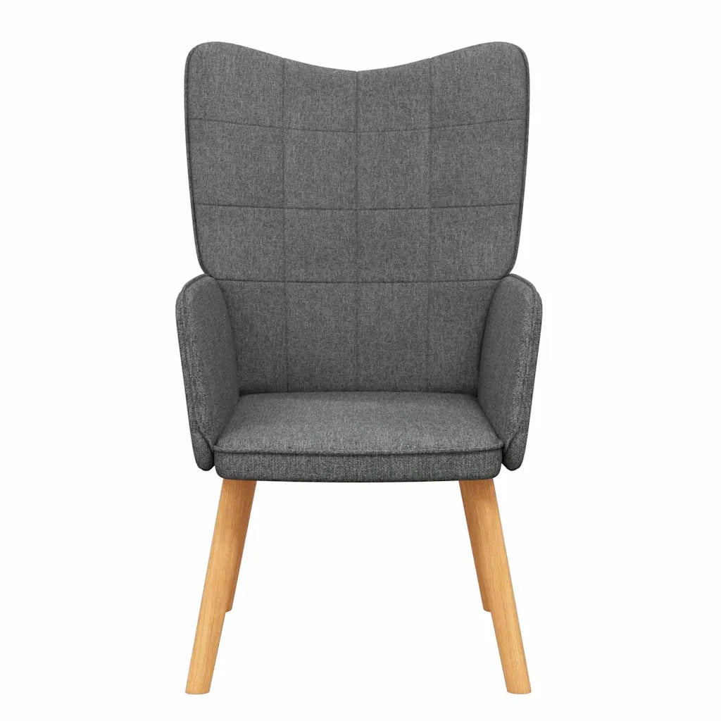 Divano Sedia-Poltrona Relax Grigio Scuro in Tessuto 414616