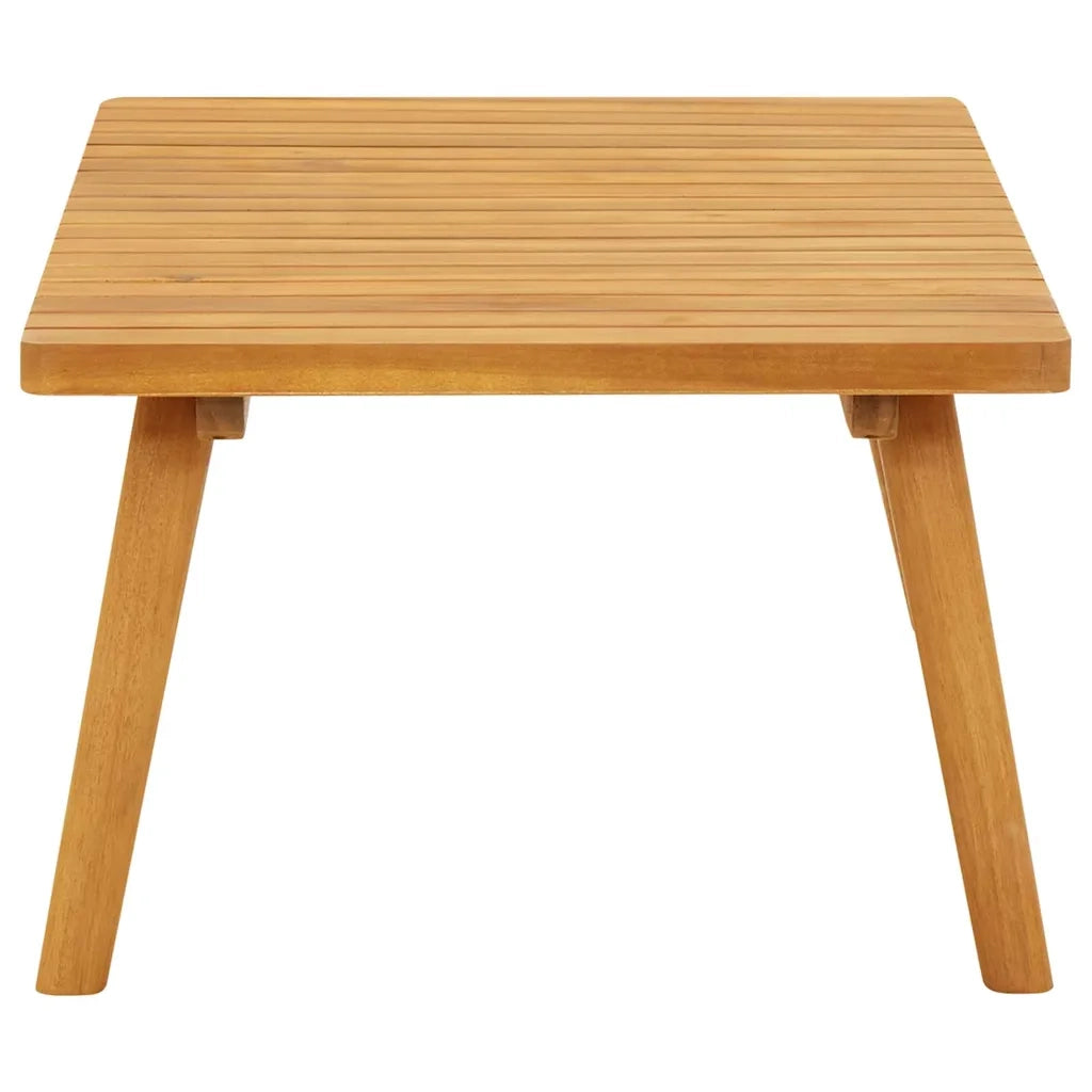 Tavolo da esterno-Tavolino da Giardino 90x55x35 cm in Legno Massello di Acacia