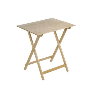 TAVOLO LEGNO PIEGHEVOLE  80X60XH73CM NATURALE- NEW MOTTINOX- 1,0 pz