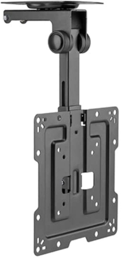 Sostegno per TV da soffitto per schermi da 48,2 a 109,2 cm (19 a 43 pollici), pieghevole e inclinabile