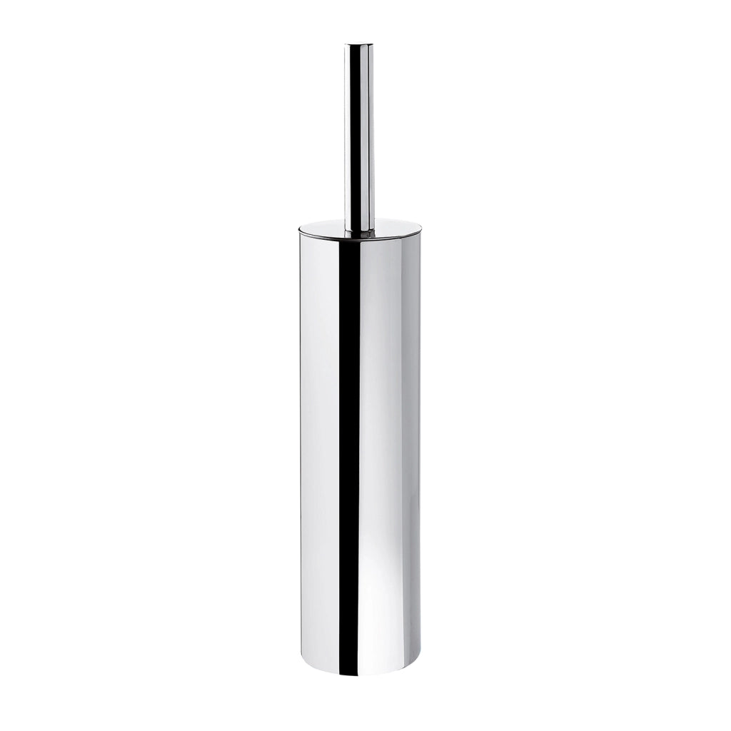 Scopino WC d'appoggio con ciuffo in setole in acciaio inox e Cromall ED34 Gedy serie EDERA PLUS Cromato