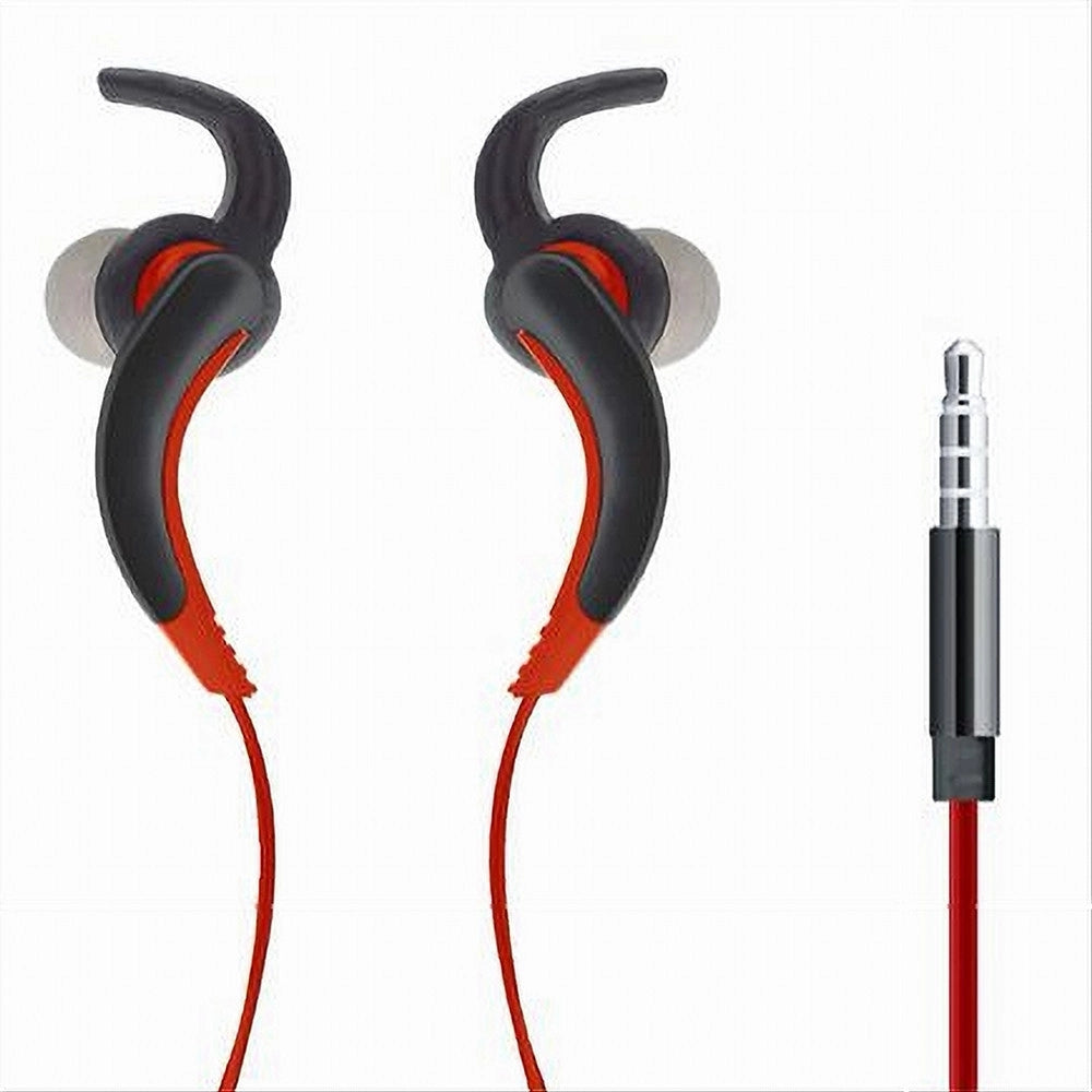 Trade Shop - Auricolari Con Cavo 1.2mt Cuffie Aux3.5mm Orecchio Microfono Smartphone Au-6t007 -