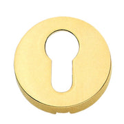 10pz bocchetta coprivite ottone lucido mm.45 foro yale cod:ferx.49052