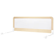 Sponda per il letto per bambini, Sponda con altezza regolabile con tessuto a rete durevole, Beige