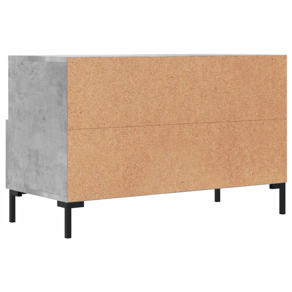 Mobile per TV-Credenza TV-Console TV Grigio Cemento 80x36x50 cm Legno Multistrato 653541