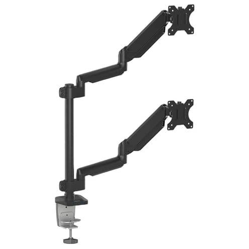 Fellowes Platinum Series braccio monitor doppio verticale