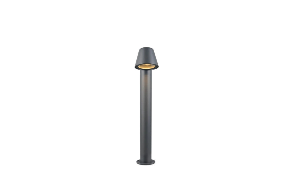 Paletto da giardino BENI Trio 1xGU10 nero metallo IP44