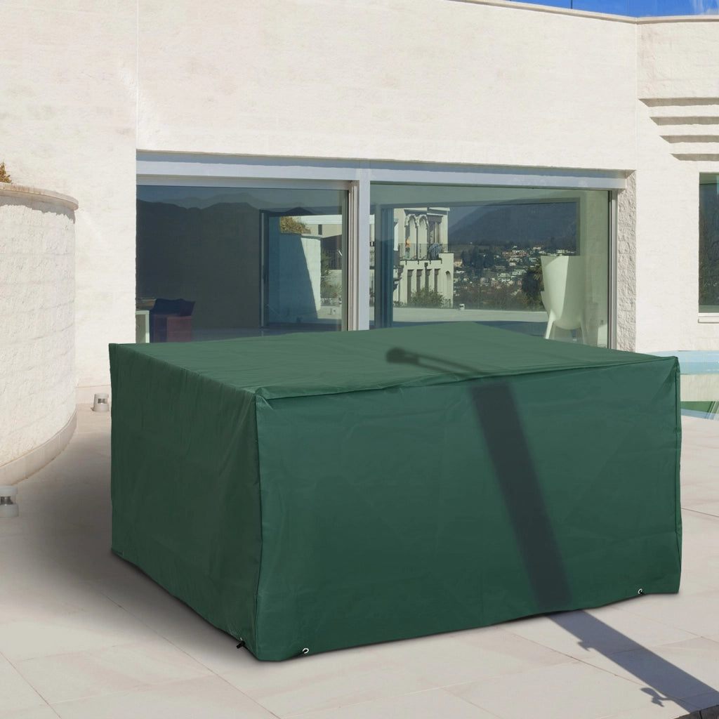 COPERTURA per mobili da giardino 135x135x75 cm Oxford verde