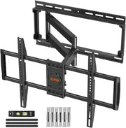Supporto per TV con braccio estensibile a 750 mm, robusto supporto per TV da 37 a 75 pollici fino a 40 kg, massimo VESA 600x400 mm, inclinabile e rotante, EV3019