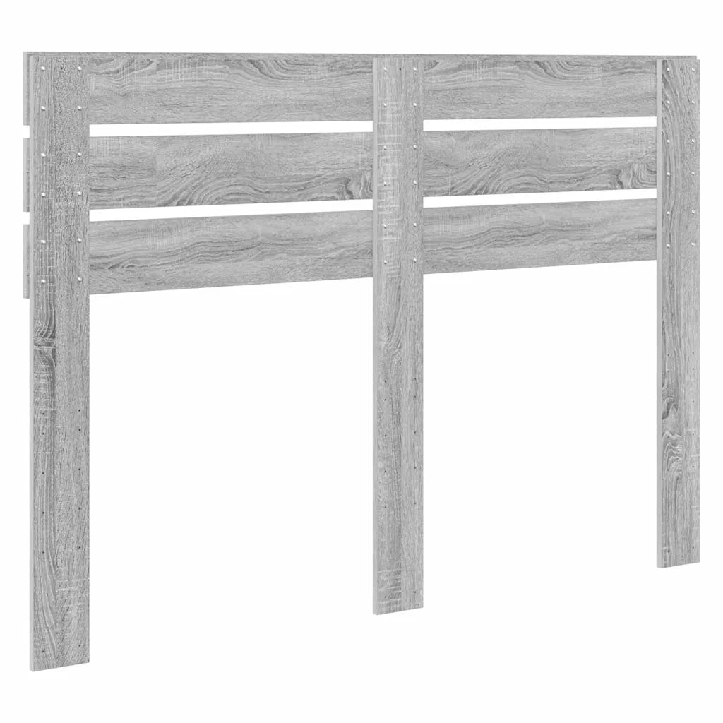 Testiera-Testata-Testiera Decorativa Grigio Sonoma 150 cm Legno multistrato 252186