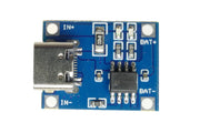 Caricabatterie Li-Ion TP4056 – USB Tipo C 5V 1A | Precisione di Carica 1,5% | Dimensioni Compatte 23x17,35mm