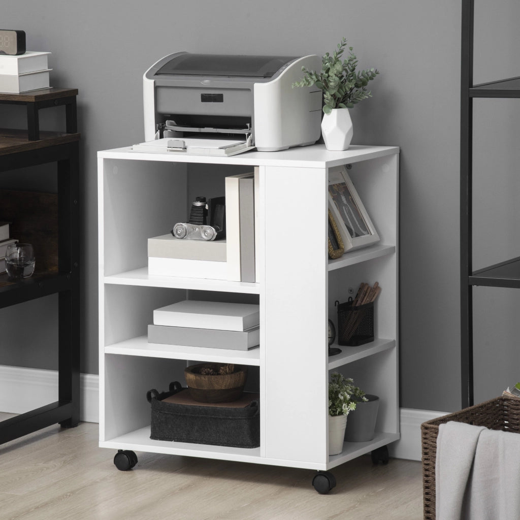 Armadio per Stampante ¨C zephmum ¨C Bianco 60x40x75,8 cm