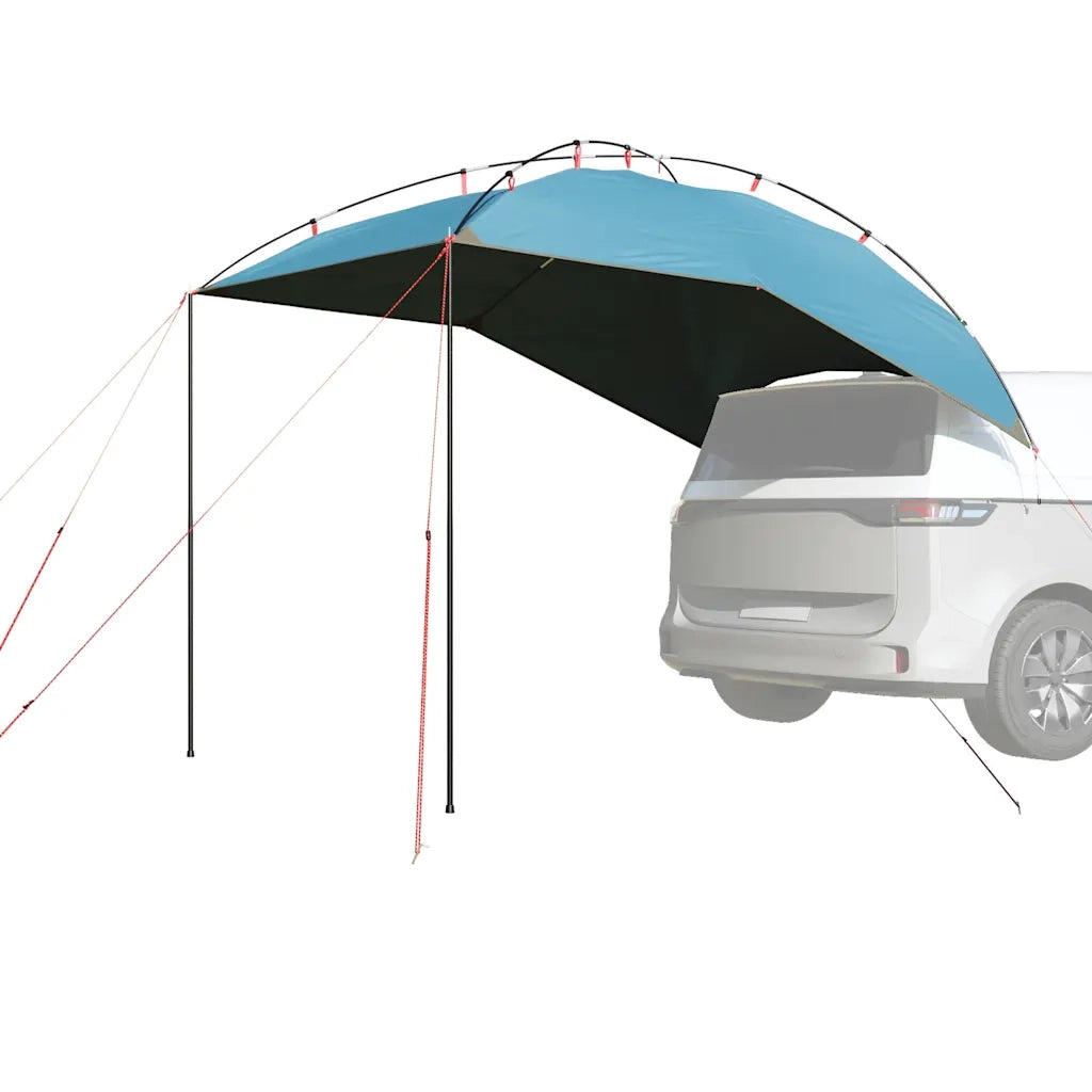 vidaXL Tenda da Campeggio per Auto Blu Impermeabile