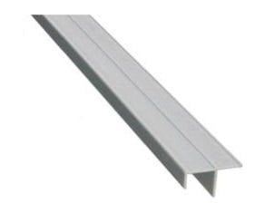 Laterale argento cm. 273 per finitura pannello dogato