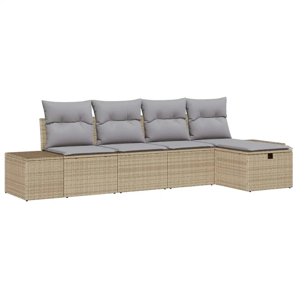 Set di divani con cuscino 5 pcs polyrattan 3360691