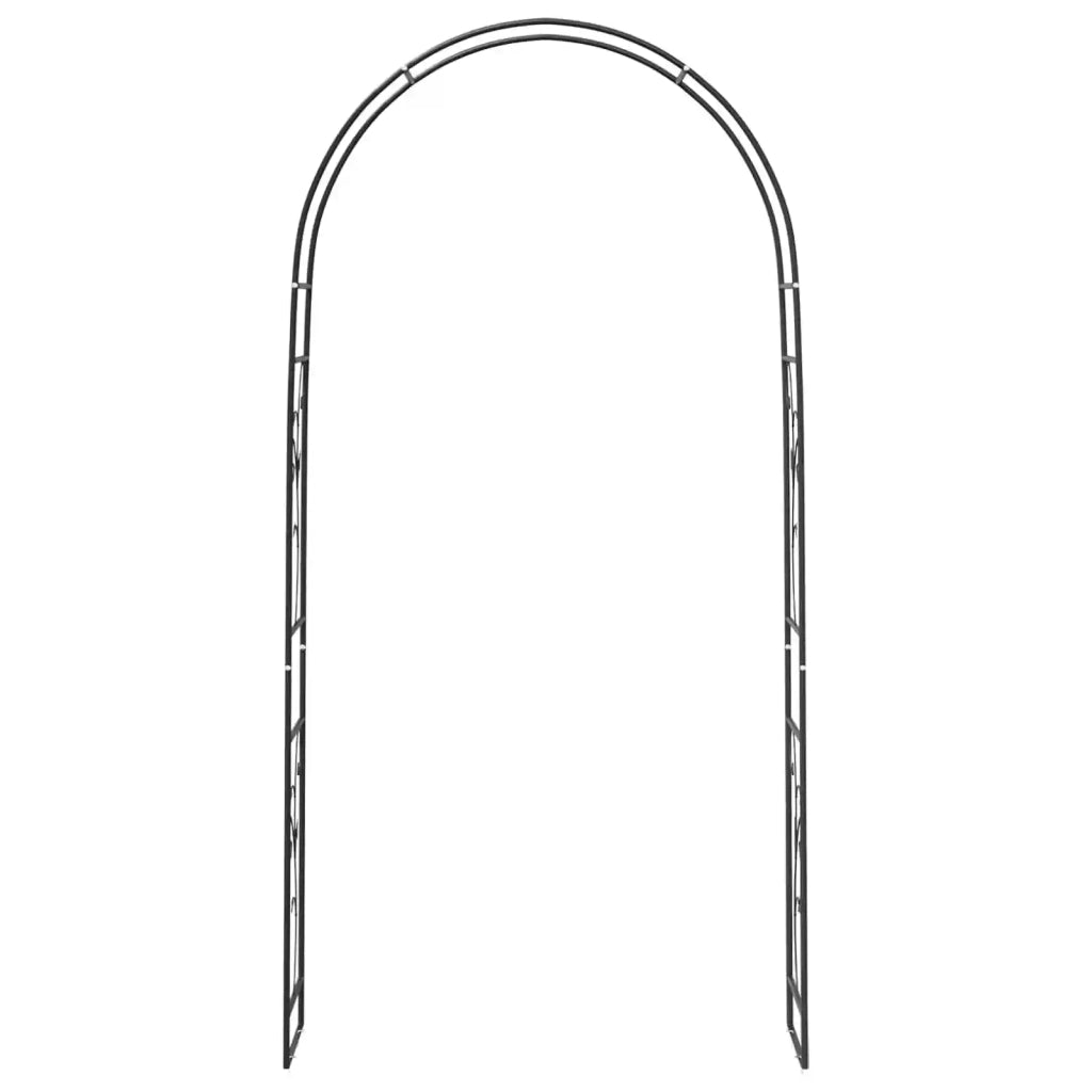 Arco da Giardino Floreale Nero 115 x 37 x 231 cm CFW8466588