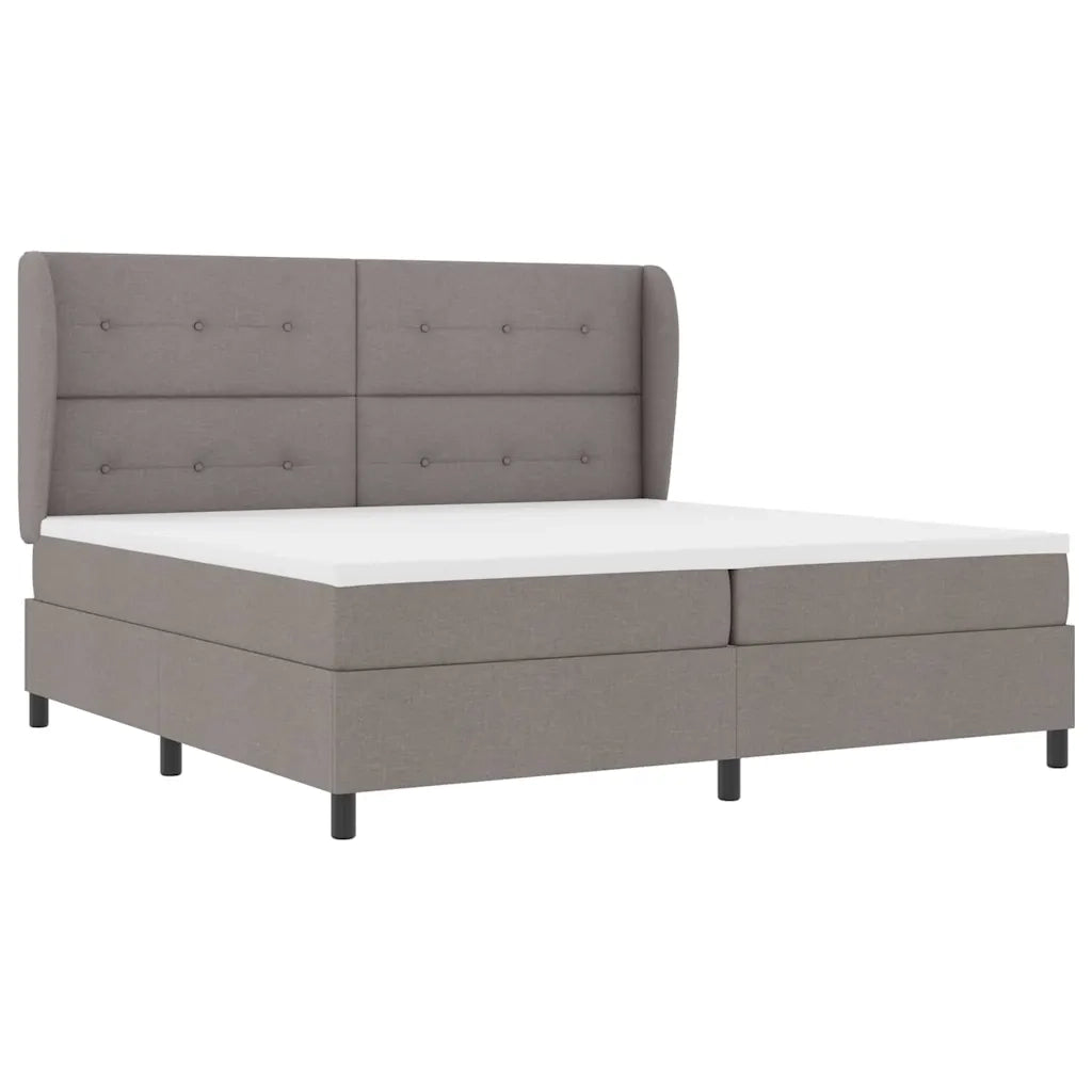Letto a molle con materasso Talpa 200 x 200 cm Tessuto 3340589