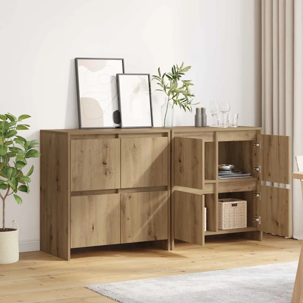Sideboards 2 pcs rovere artigianale 70 x 41 x 75 cm