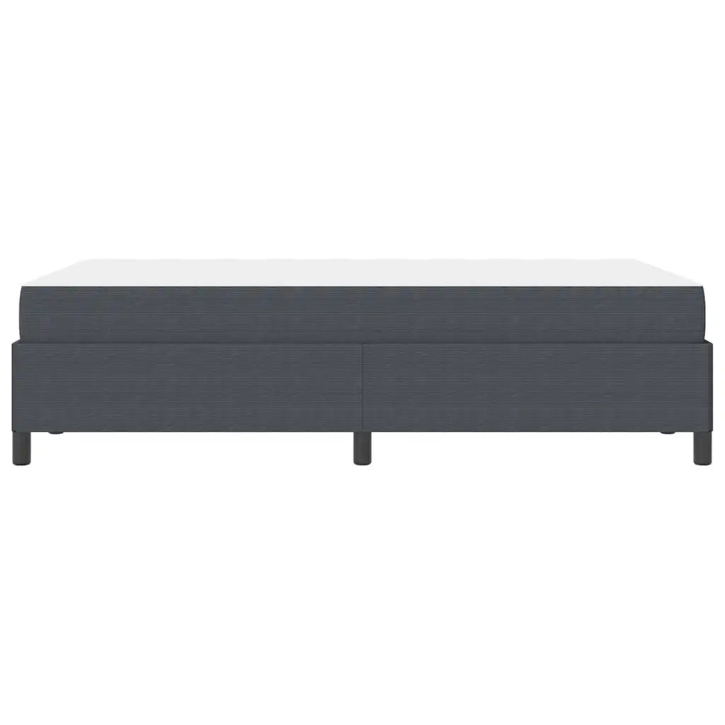 vidaXL Struttura del letto Grigio scuro 120 x 190 cm