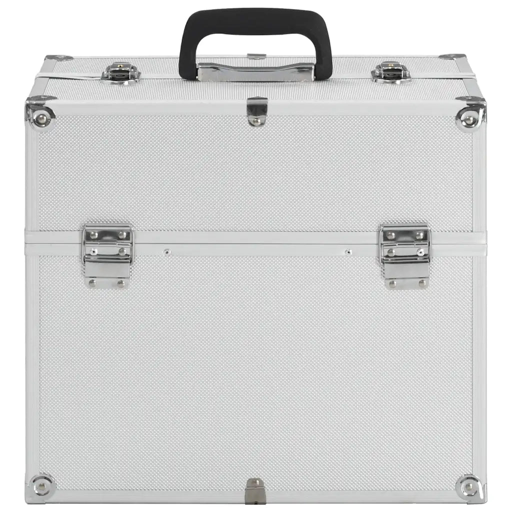 Valigia per Cosmetici 38x23x34 cm Argento in Alluminio CFW3218534