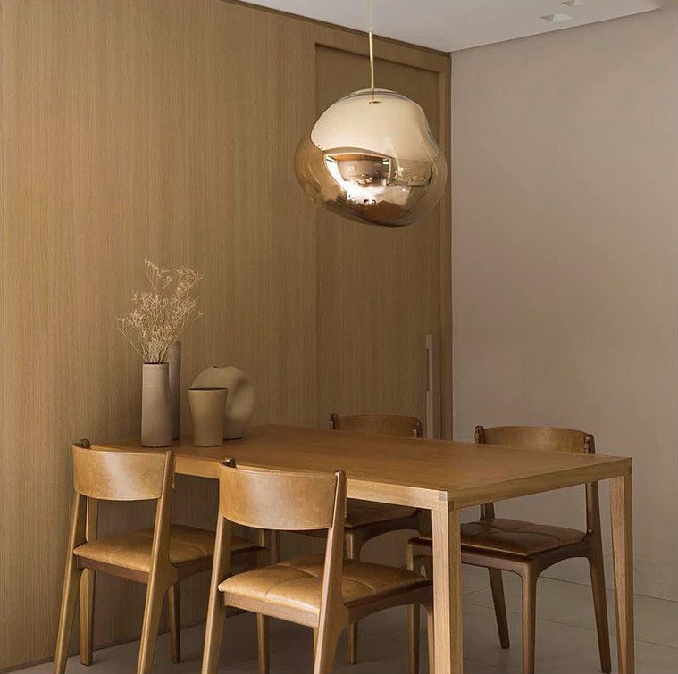 Lampada Da Soffitto Pensile Di Vetro Gold APP331-1CP