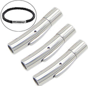 Chiusura a pressione in acciaio inossidabile - Chiusura magnetica - Cinturino in pelle - Pulsante - Snap Bevestigingen a pressione - Leggero 26x4mm - Chiusure per gioielli
