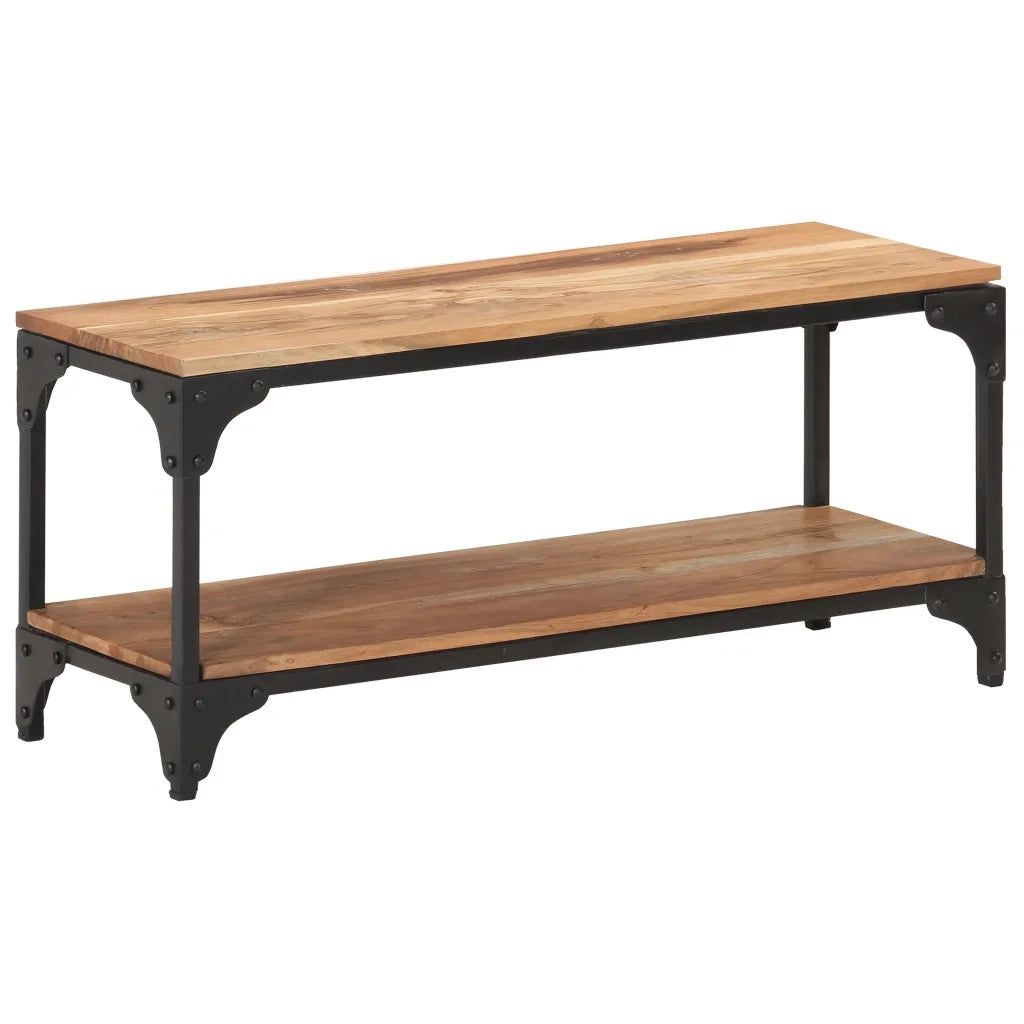Tavolino da Salotto 90x30x40 cm in Legno Massello di Acacia 320260