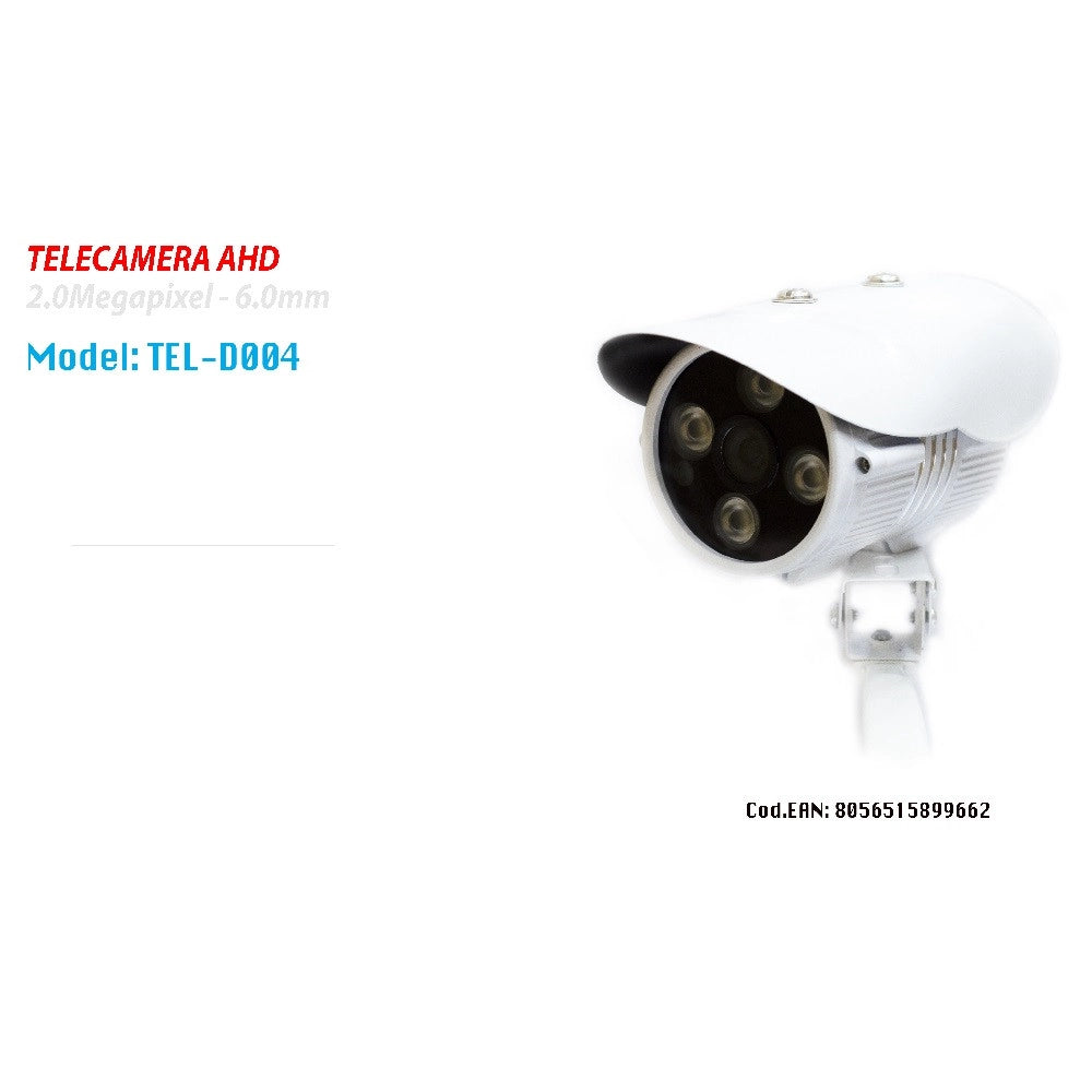 Trade Shop - Telecamera Videosorveglianza Interno Esterno Ahd Cvi Tvi Cvbs 6mm Maxtech Tel-d004 -