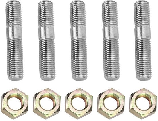 Kit di scarico professionale in piedi - M10 1.25 - Sostituzione per M10x1.5 - Viti di scarico per turbocompressore - Autoaccessori - Sviluppo innovativo - Spigoli di scarico