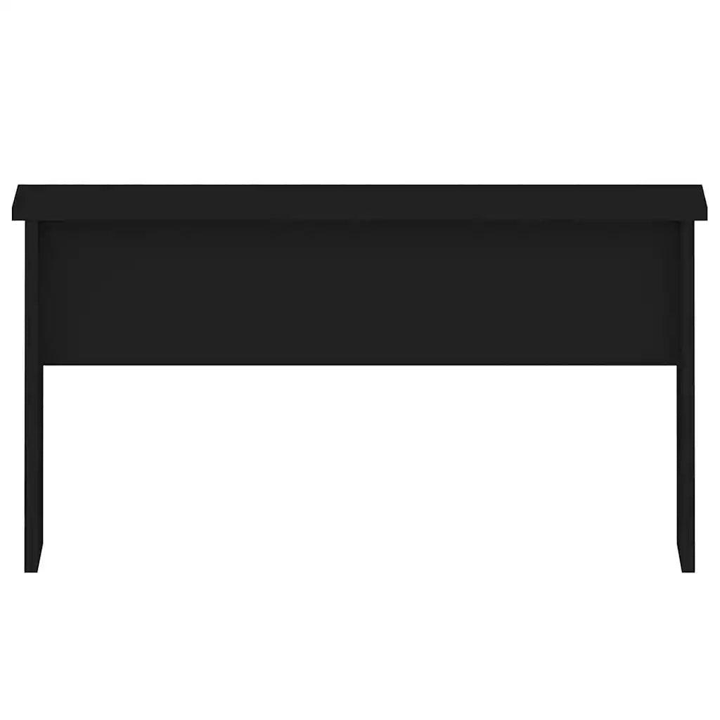 Tavolino da Salotto Nero 80x55,5x41,5 cm in Legno Multistrato 809639