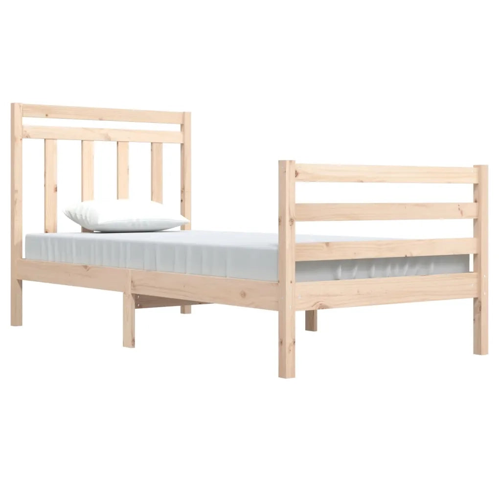 Giroletto-Struttura Letto in Legno Massello 90x200 cm 564387