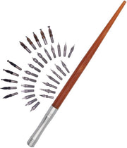 Set di pennarelli per calligrafia a mano con 33 punte per arte, firme, disegno, kit di calligrafia per principianti (marrone)