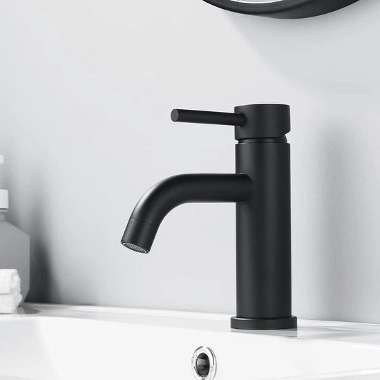 Mangia acqua per vasca da bagno nero unico maniglia per il lavabo piccola per il lavabo
