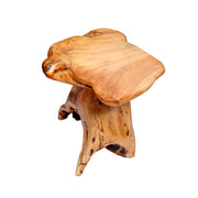 TAVOLINO multiuso in legno massello di abete, forma irregolare, naturale