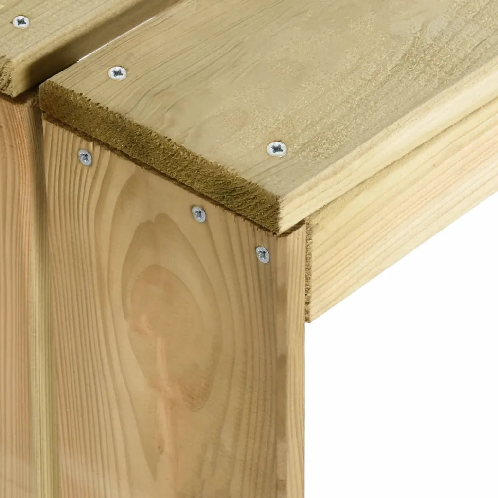 Tavolo da Bar 100x60x110 cm in Legno di Pino Impregnato 318416
