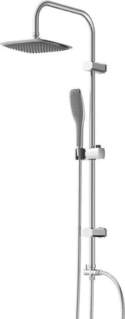 Set di doccia completa a 2 in 1 con testa di doccia grande DX12006 - Completo con rubinetto a mano in acciaio inox