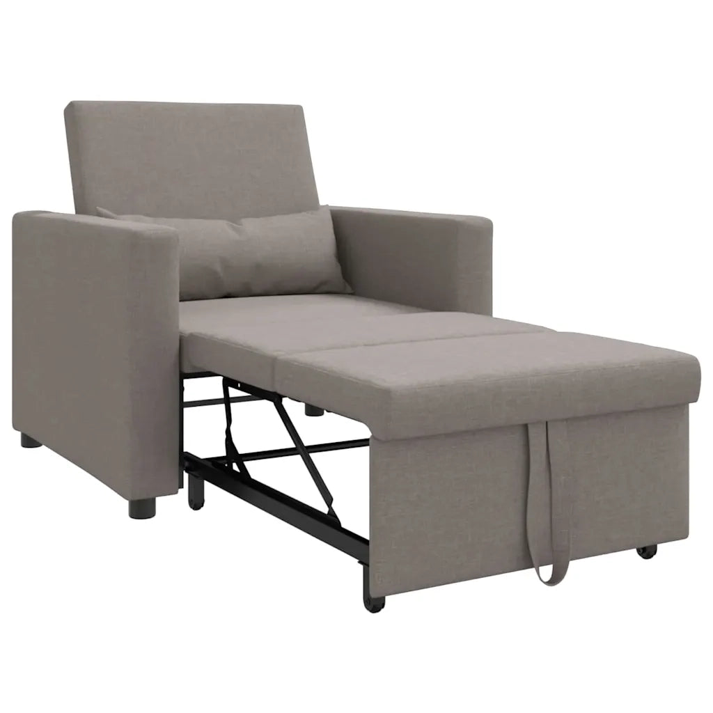 vidaXL Divano Letto Singolo Talpa 90 x 165 x 87 cm Tessuto