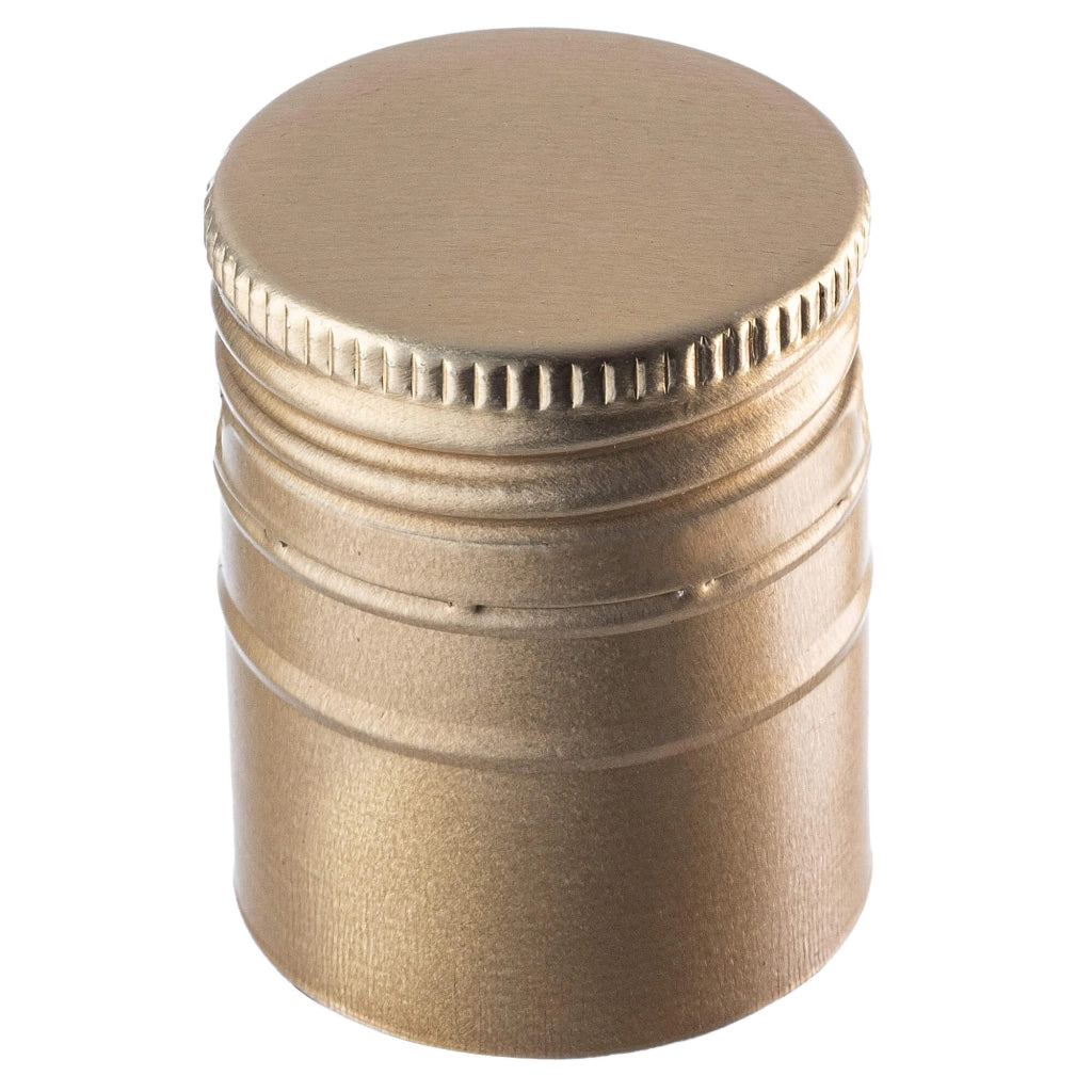 Tappi per bottiglie KADAX Fi28, tappi a vite, 10 pezzi, colore oro.