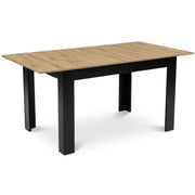 Tavolo allungabile moderno Artisan rovere e nero