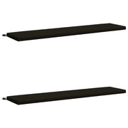 Cuscini per Panchina a 2 Pezzi SOEST 2 pz 100% Poliestere Nero 949095