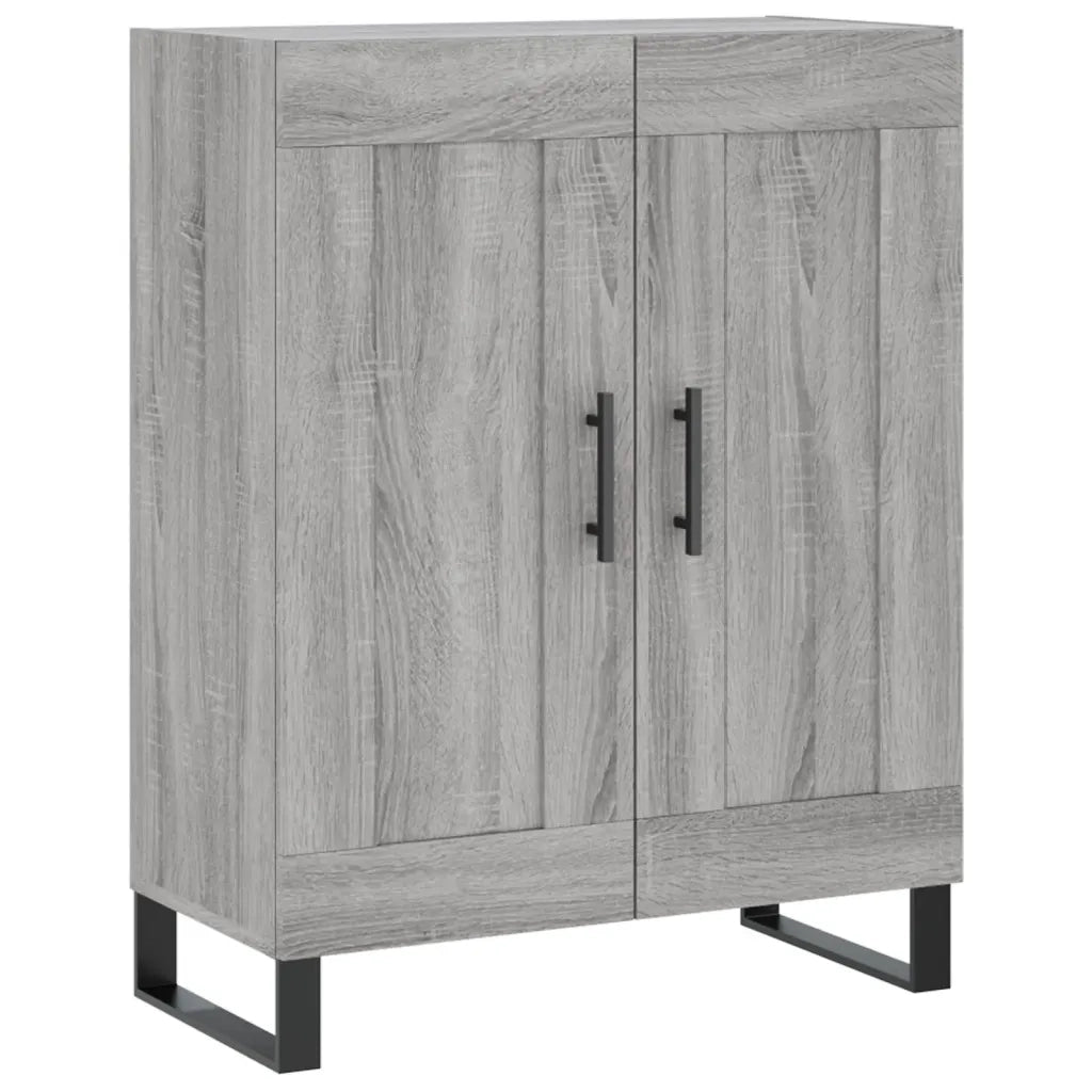 Credenza Grigio Sonoma 69,5x34x90 cm in Legno Multistrato 830226