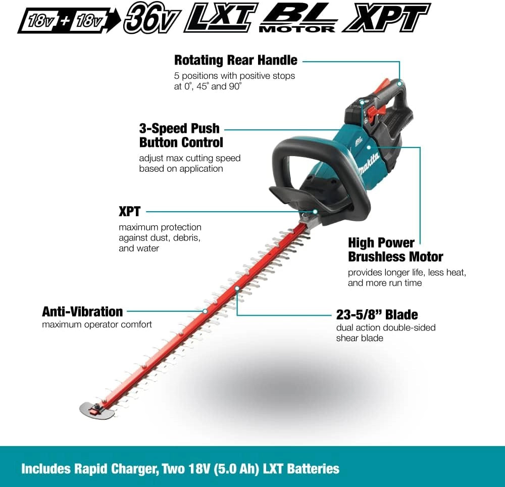 TAILLE-HAIE MAKITA 18 V LI-ION 60 CM (PRODUIT SEUL) - DUH602Z