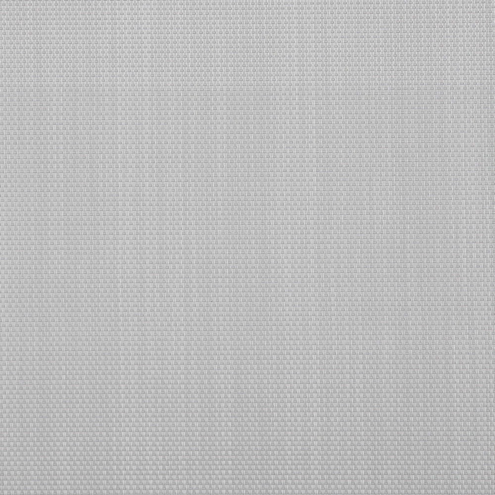 Set di 4 sedie da giardino con struttura in alluminio grigio e bianco resistente agli agenti atmosferici