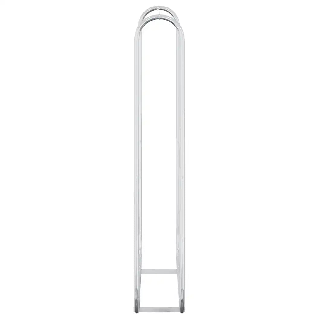 Rastrelliera per Legna 100x25x150 cm in Acciaio Zincato 4100703
