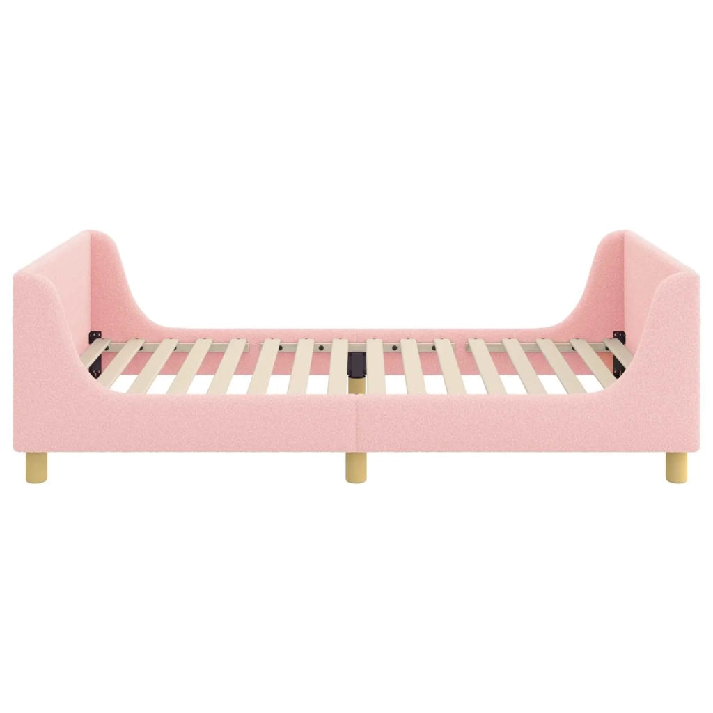 Struttura letto bambini con testata Rosa 80 x 200 cm