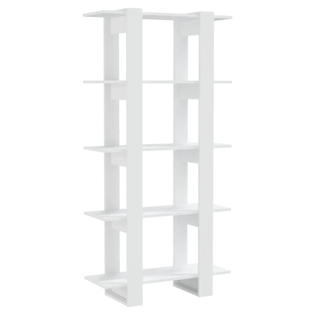 Libreria/Divisorio Bianco 80x30x160 cm in Legno Multistrato cod mxl 19086