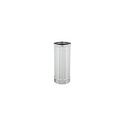 Tubo acciaio inox 140 x 500mm 5 decimi aisi 304